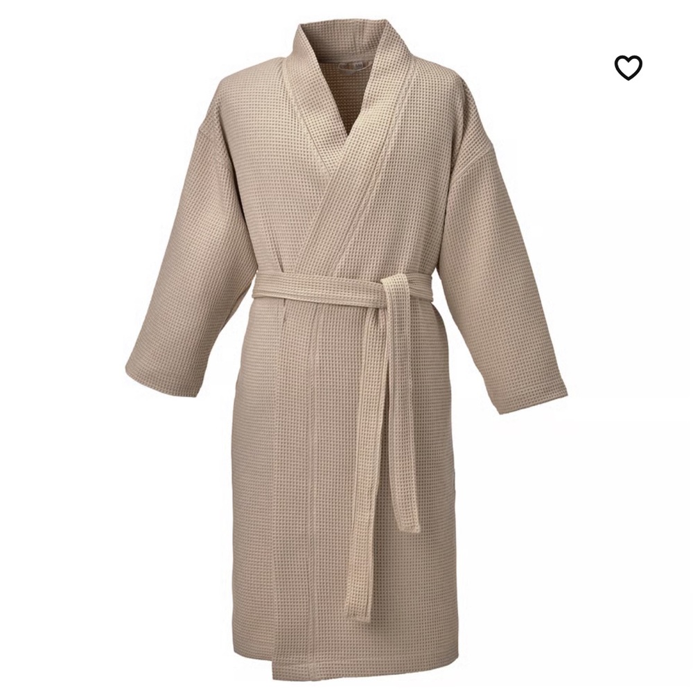 IKEA Beige Waffle Bathrobe